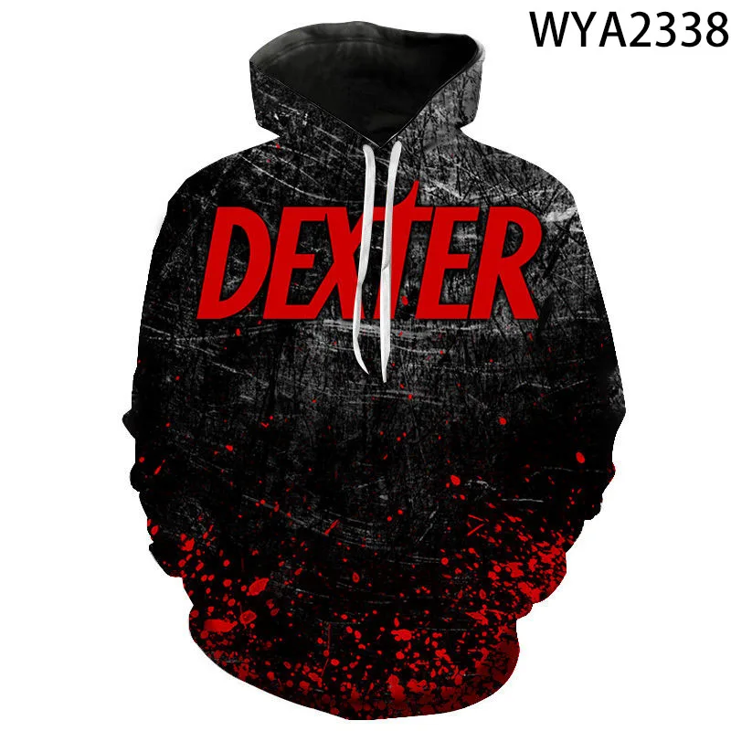 Новинка 2021 модные повседневные толстовки с капюшоном Декстером Детские и