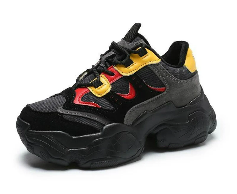 

Winter 2020 Korean Version of All-match Plus Velvet Super Fire Sneakers Women Shoes for