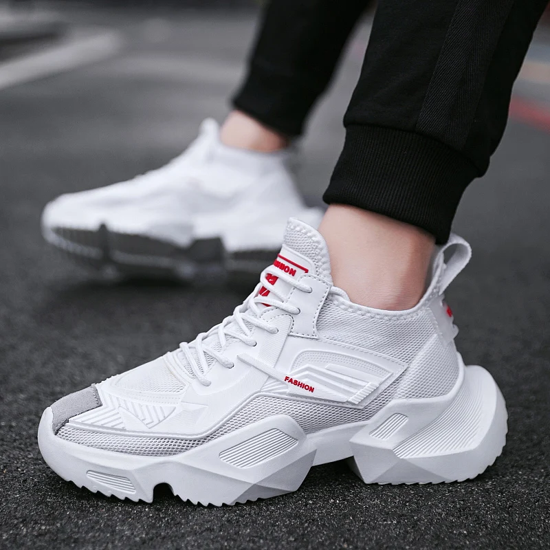Модная мужская обувь дышащие баскетбольные кроссовки homme chaussure белые на