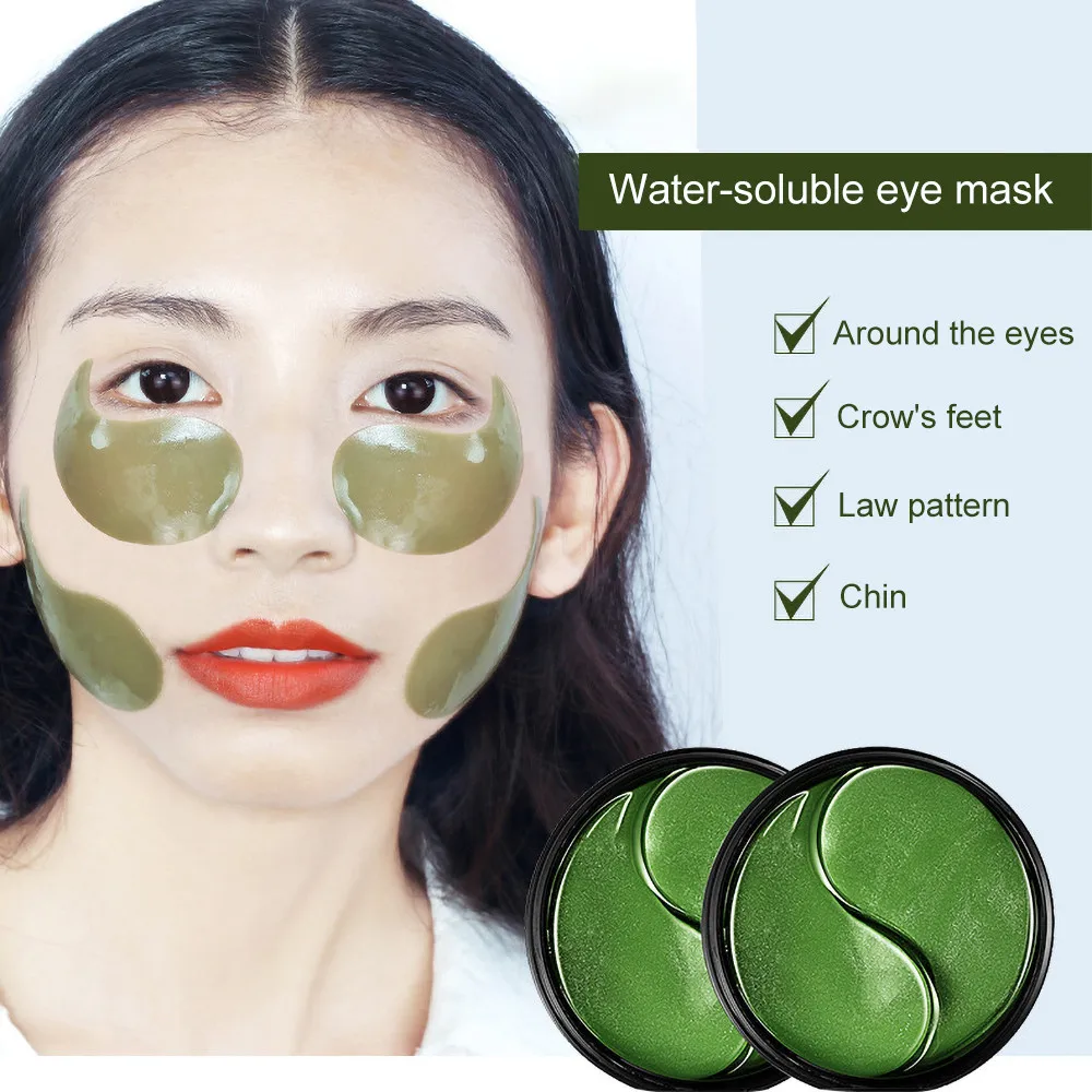 

Коллагеновые маски для глаз с водорослями 2020, 60 шт., средство для удаления темных кругов, патчи для глаз против морщин, увлажняющие маски для ...