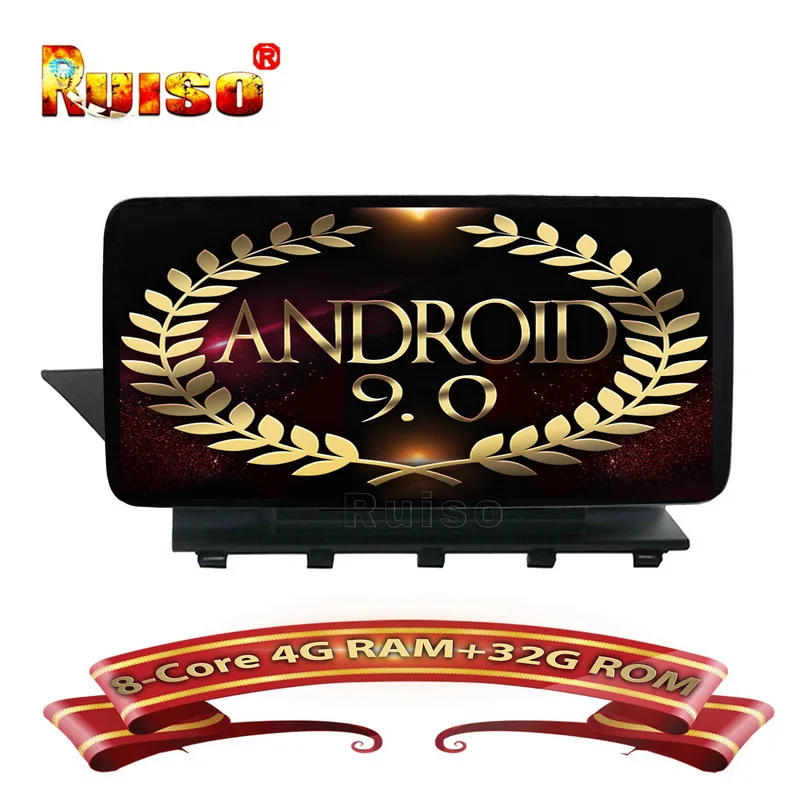 Ruiso 4 Гб ОЗУ+ 32 Гб ПЗУ для Benz GLK Class X204(2008~) Android 9,0 автомобильный dvd-плеер gps аудио авто стерео Мультимедиа