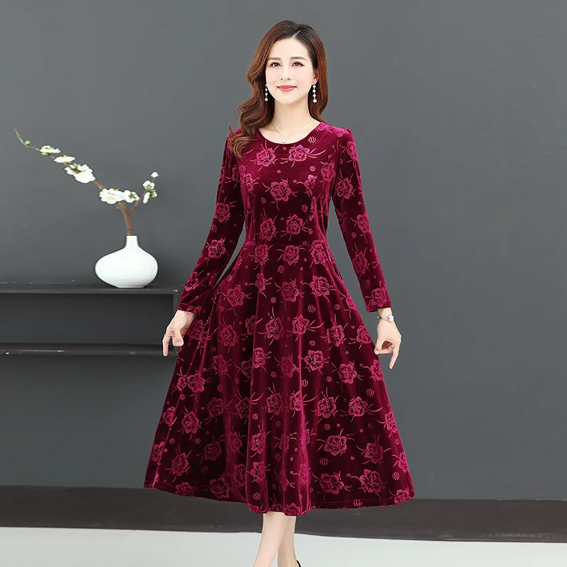 Robe à manches longues au-dessus du genou pour femme, tenue de bureau, style coréen, gaine régulière, nouvelle collection printemps automne