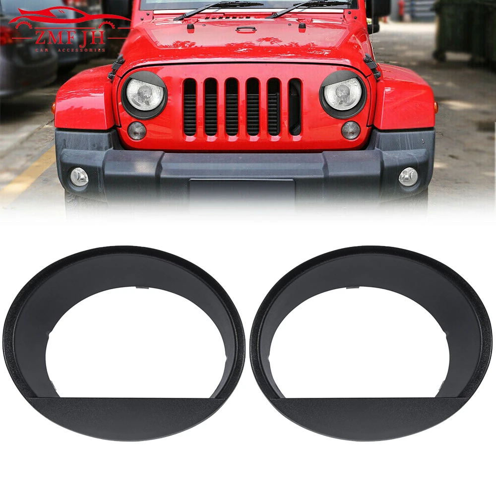 " передний светильник, головной светильник, Angry Bird style, накладка ABS для Jeep Wrangler JK JKU 2007-, спортивный/Sahara Freedom, автомобильный аксессуар