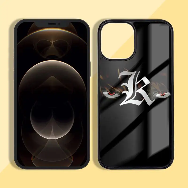 

Death Note Ryuk kira Phone Case Silicone TPU+PC For iPhone11 12 mini Pro MAX 7 8 Plus X XR XS Samsung S20 10 9 8 Plus ultra
