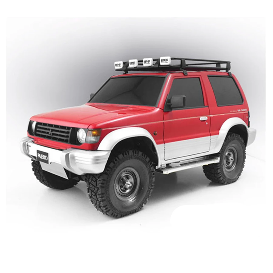 Багажник на крышу Tamiya CC01 PAJERO двухдверный металлический багажник для игрушек