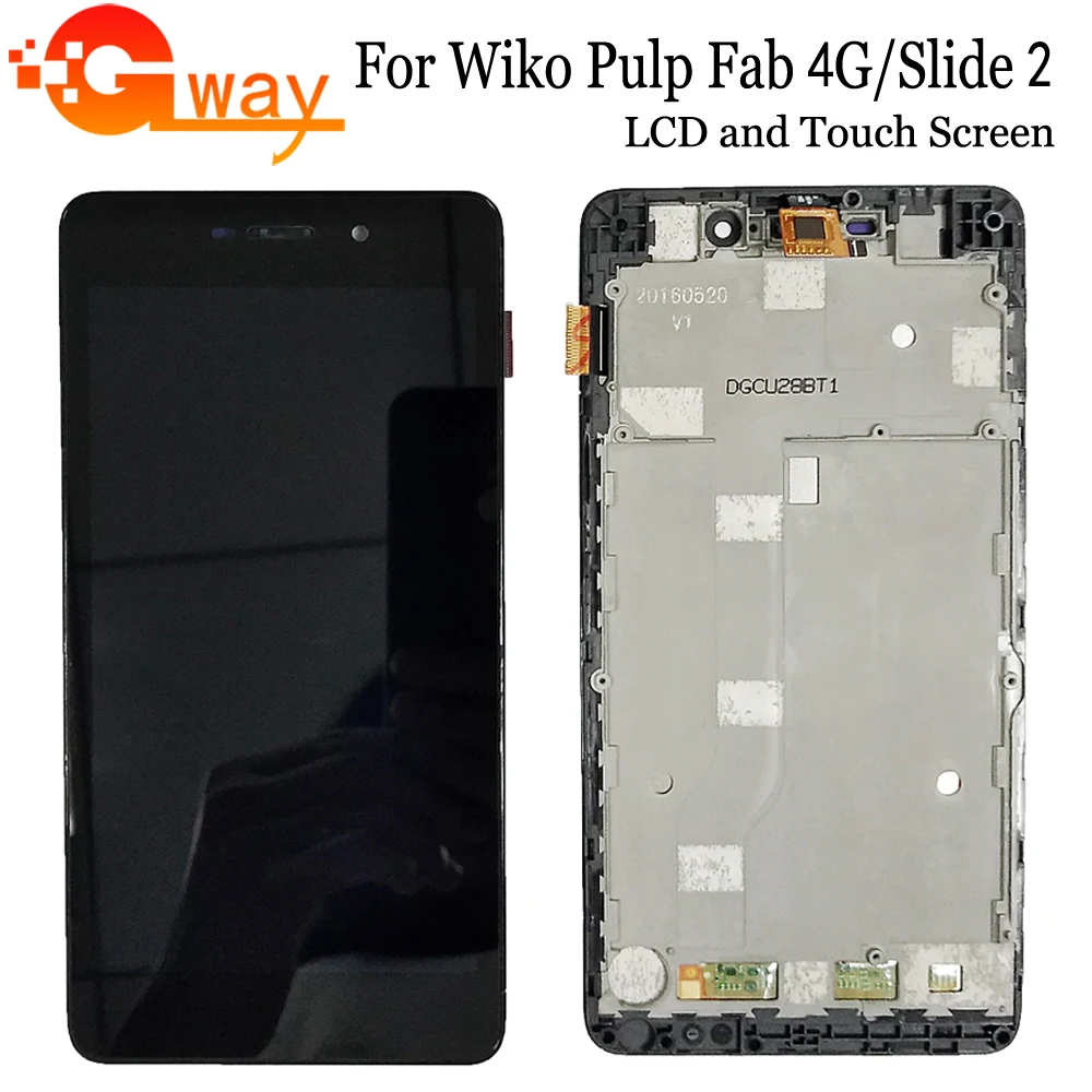 Для wiko pulp fab 4g ЖК дисплей + сенсорный экран 100% протестированный дигитайзер в сборе