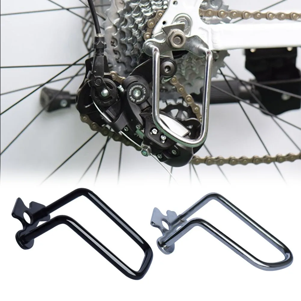 

MTB Bicycle Chain Gear Guard Protector Cover Rear Derailleur Hanger Iron Frame Rear Derailleur Protector Carbon Steel Bike Accs