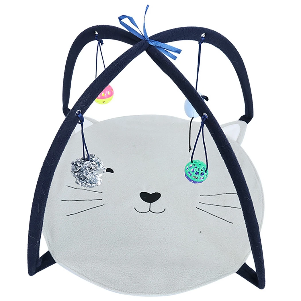 Игровой коврик для кошек портативный складной интерактивный домик забавная