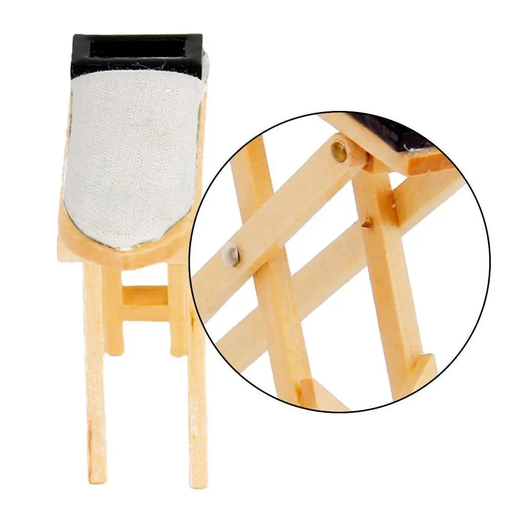 Миниатюрная деревянная гладильная доска для кукольного домика игрушка только