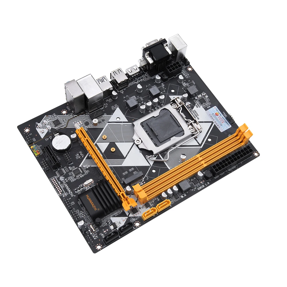 

HUANANZHI H81 Motherboard 2xDDR3 Memory 1333/1066MHz M.2 VGA+DVI+HDMI-Compatible Video Interface PC Motherboard