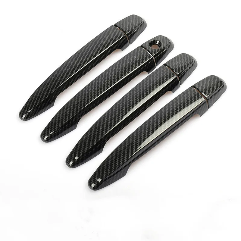 Крышка ручки двери из хромового углеволокна для Lexus RX330 RX350 GX470 2004 2005 2006 2007 2008 2009