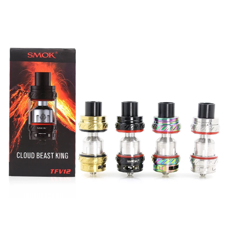 SMOK TFV12 бак 6 мл электронная сигарета Vape стеклянная трубка распылителя V 12X4 Катушка ядро испаритель VS TFV16 V12 Prince Tank