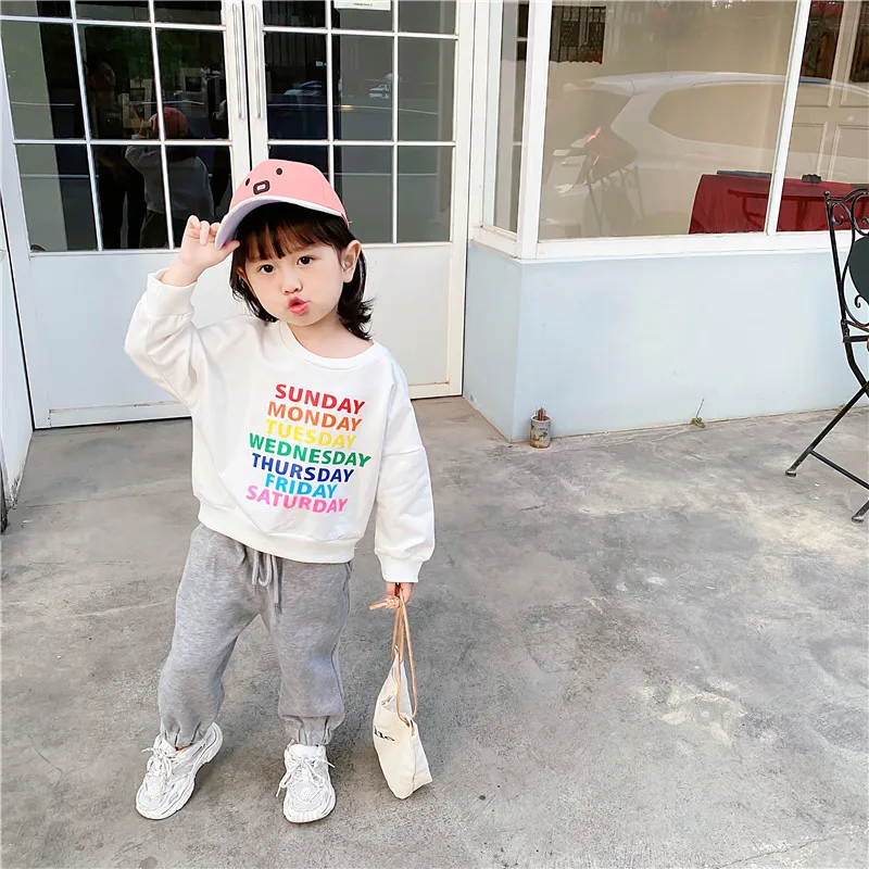 

Back To School Pants Age For 1 - 8 Years Baby Girls Casual Pants Casual Trousers 2021 New Spring Autumn Winter Children Clothes