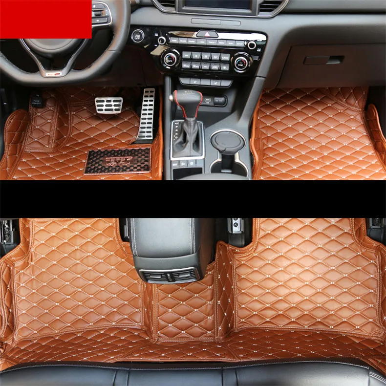 

car styling accessories floor mats for kia rio 3 cerato niro Kona sportage 4 soul sorento K5 2018 2019 2002-2020 4