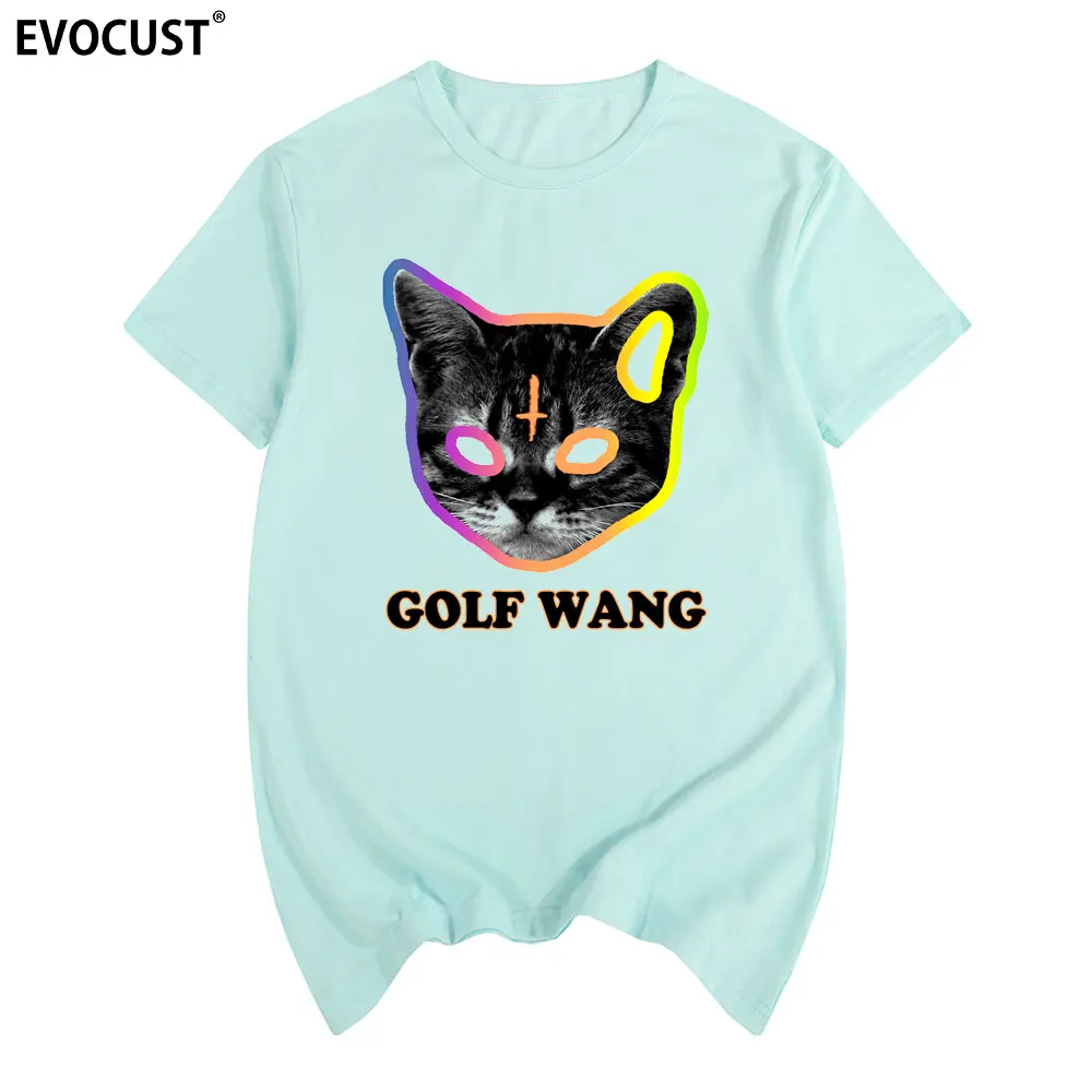 Мужская хлопковая футболка с котом Golfed Wang Tyler The Creator OFWGKTA Skate лето 2019 | одежда