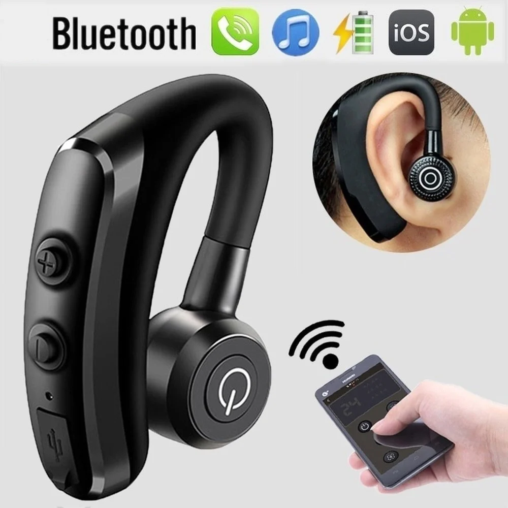 Беспроводные Bluetooth наушники стерео беспроводные HD звонки нет наушника гарнитура