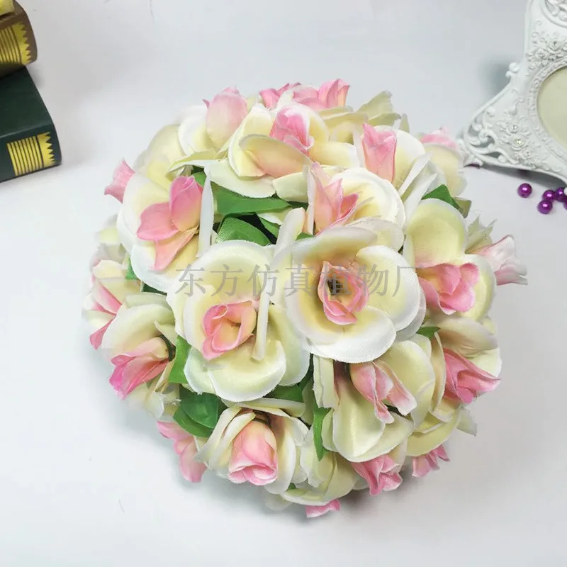 Розовый искусственный цветочный шар для свадьбы висячие украшения имитация