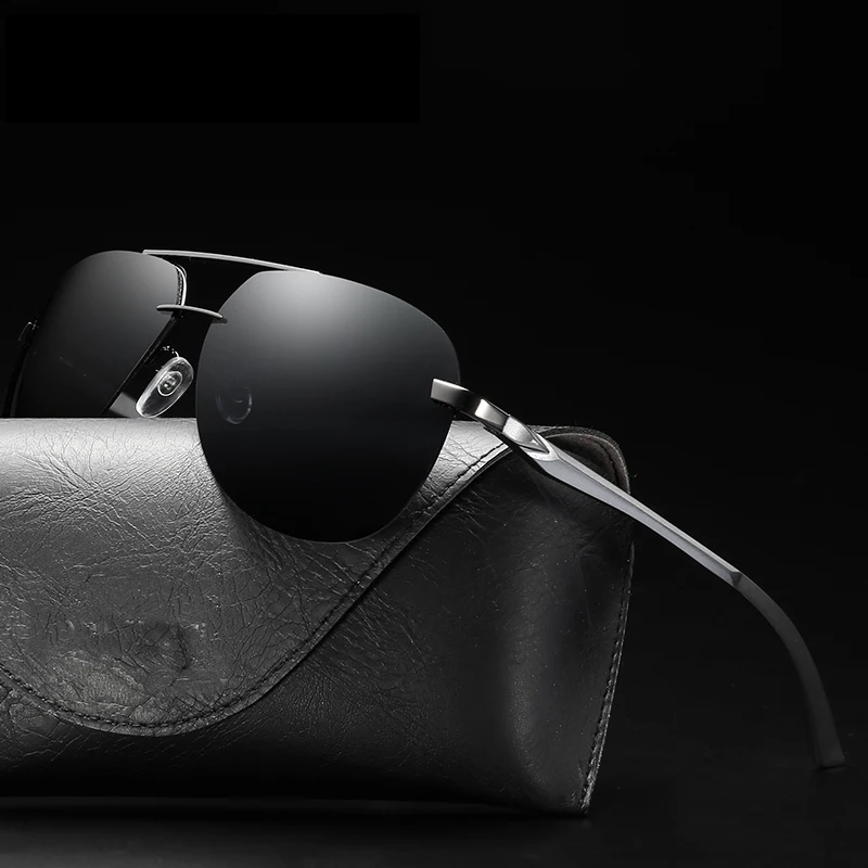 2019 Модные солнцезащитные очки авиаторы поляризованные мужские и женские