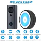 Видеодомофон Tuya Smart IP, 1080P, Wi-Fi, дверной звонок, беспроводная камера безопасности с ИК-сигнализацией