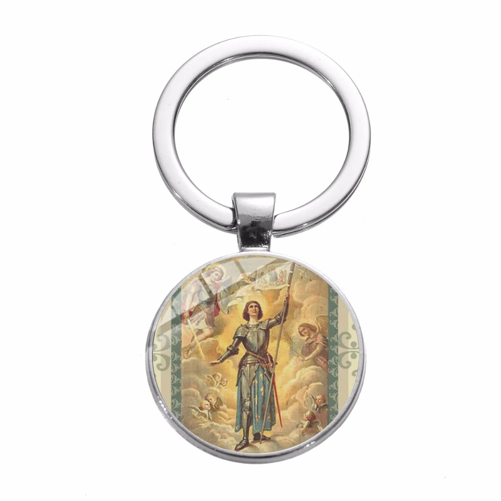 SONGDA винтажный брелок-Шарм Archangel St. Майкл защитит меня, священный щит, защита, знак отправления, брелок, Христианский подарок - Цвет: Style 12