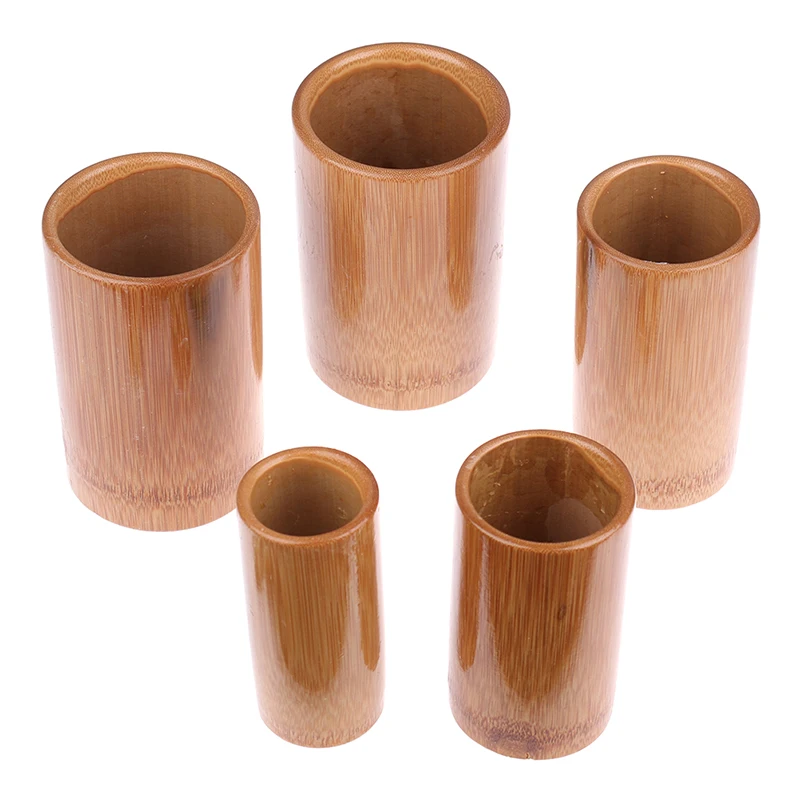 

1PCS 5Sizes Natural Bamboo Wood Anti Cellulite Massage Vacuum Acupuncture Cupping Suction Cup