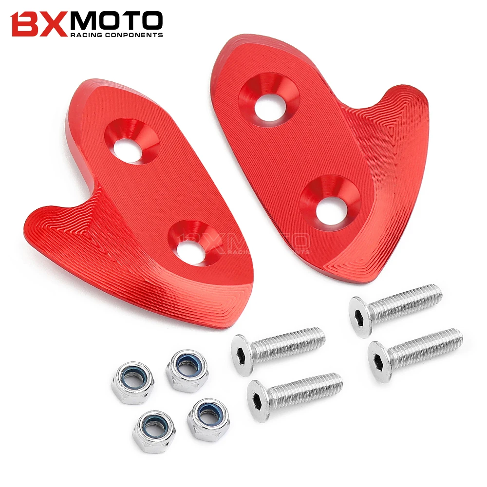 Motorcycle Windscreen Windshield Driven Mirror Eliminators Cap For Yamaha R1 YZF-R1 YZF 2015 2016 2017 CNC Hole Cover | Автомобили и