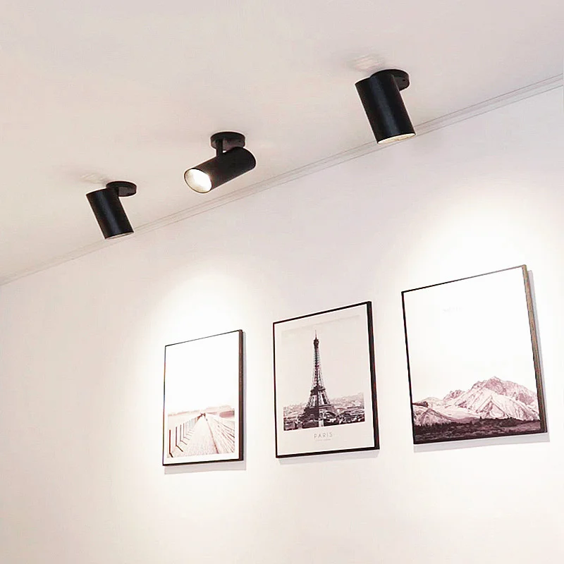 

Surface Mounted LED Downlights Foldable 360 Rotatable COB LED Ceiling Spot lights 10W15W20W LED Lamps Background Wall Lighting