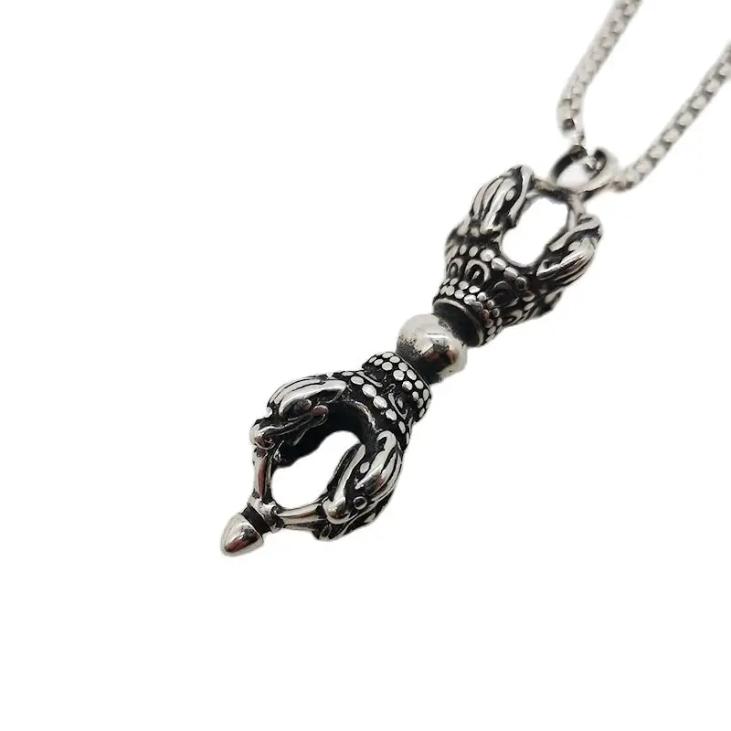 Новый таинственный мозаичный скипетр цепочка ожерелье кулон из нержавеющей