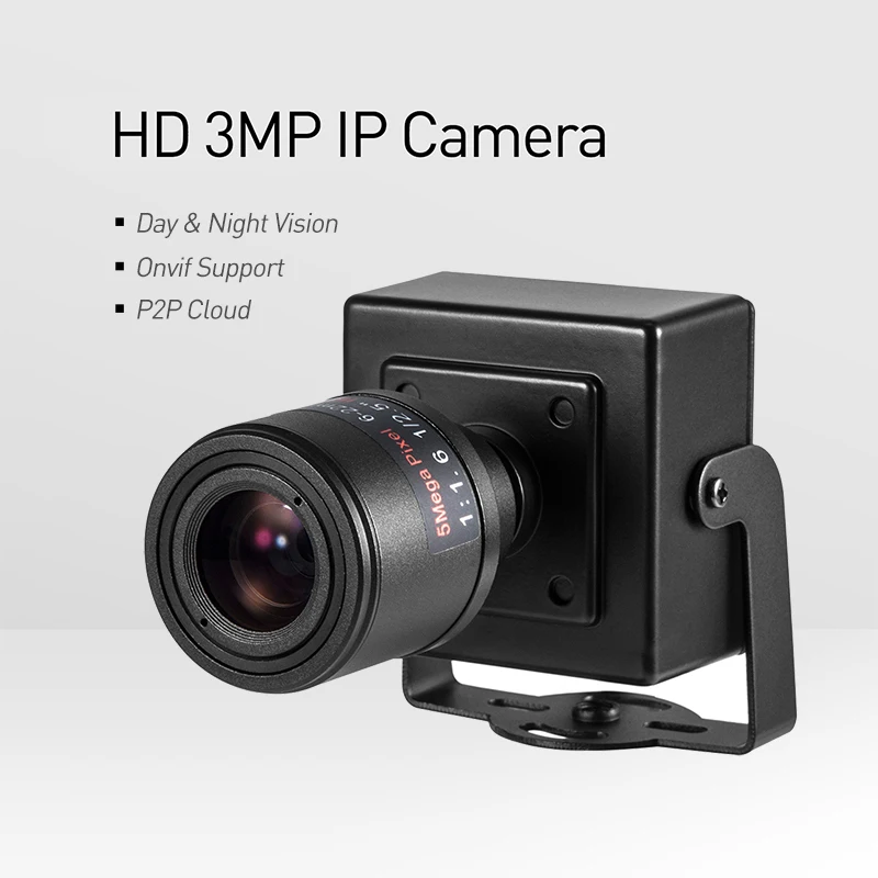 H.265 3MP 1296 P/1080 P 6 22 мм ip камера мини Тип ручной зум объектив для внутренней