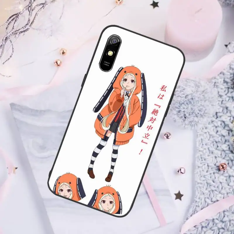 

Japanese Anime Kakegurui Jabami Phone Case For Xiaomi Redmi note 7 8 9 pro 8T 9A 9S Mi Note 10 Lite pro