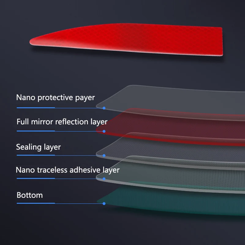 Автомобильная Лента Предупреждение ющая полоса для audi a7 renault kangoo touareg opel vivaro honda