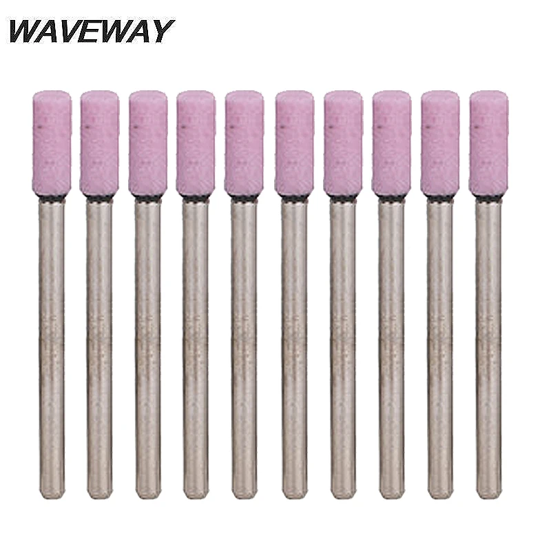 WAVEWAY 10 шт./компл. 3*4 мм абразивный установленный камень для вращающихся