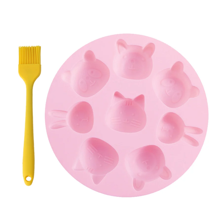 Силиконовые Мультяшные Детские силиконы бисквит Moldes для украшения тортов