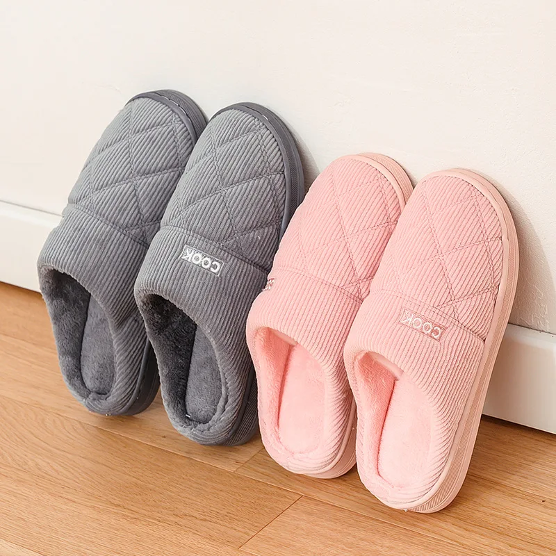 Мужская обувь Повседневные зимние теплые тапочки для мужчин Домашняя из мягкого