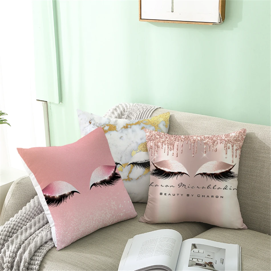 Разноцветные наволочки Fuwatacchi с рисунком оформления под кожу для дивана гостиной