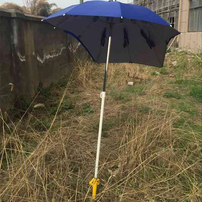 

6Pcs Beach Umbrella Stand Spike Fishing Pole Sun Umbrella Base Plug Accessories Ground Anchor Beach Umbrella Plug Blue