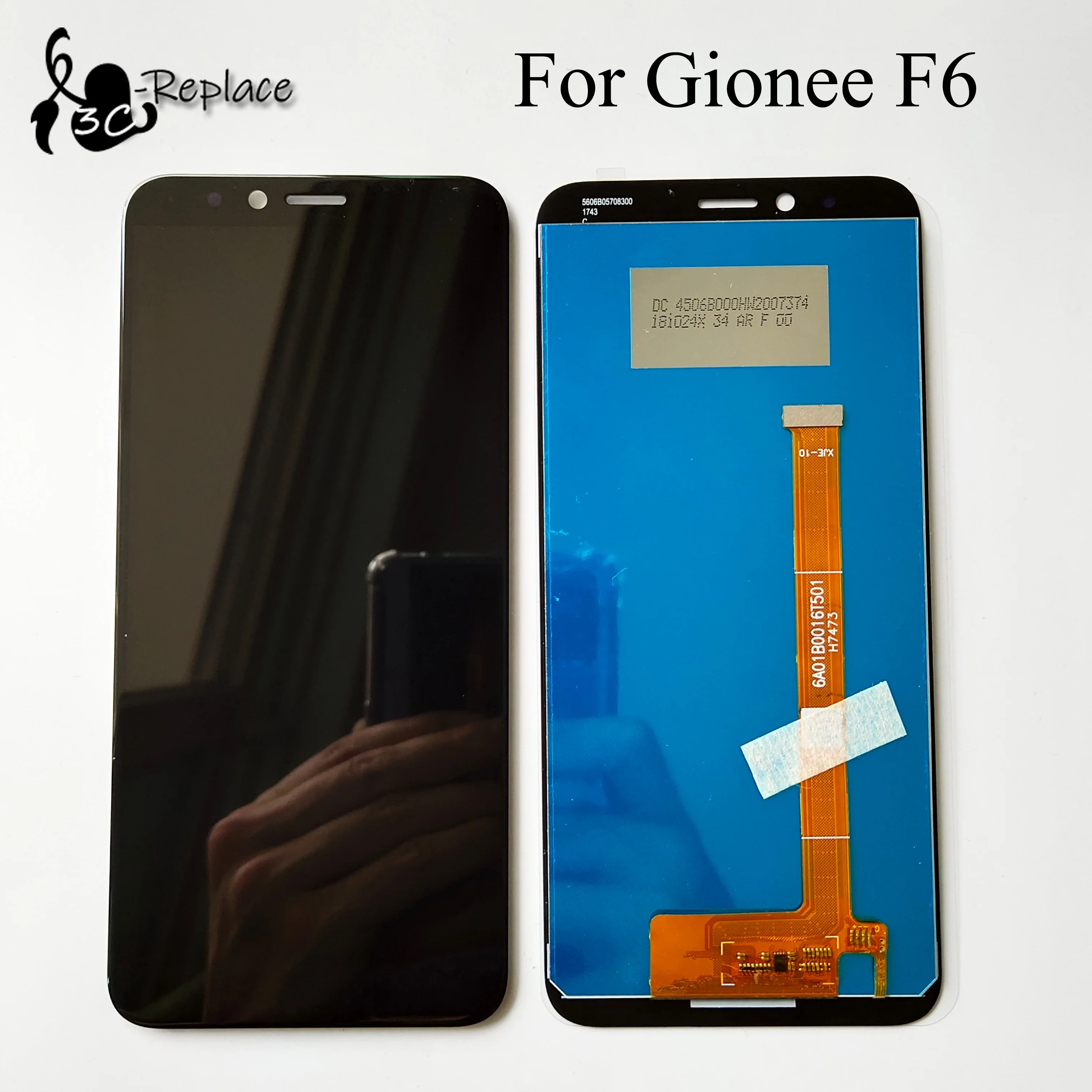 100% тестирование черный/белый 5 7 дюймов новый для GiONEE F6 F6L ЖК дисплей Дисплей +