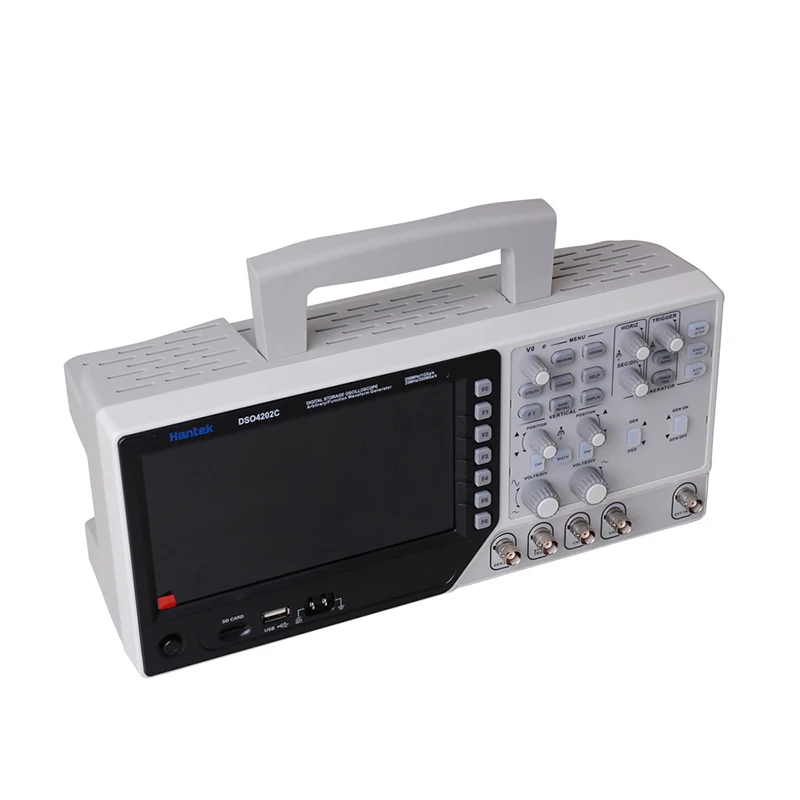 Осциллограф Hantek DSO4202C 2 канала 20 МГц Usb произвольная форма сигнала 1 Гвыб/с Частота