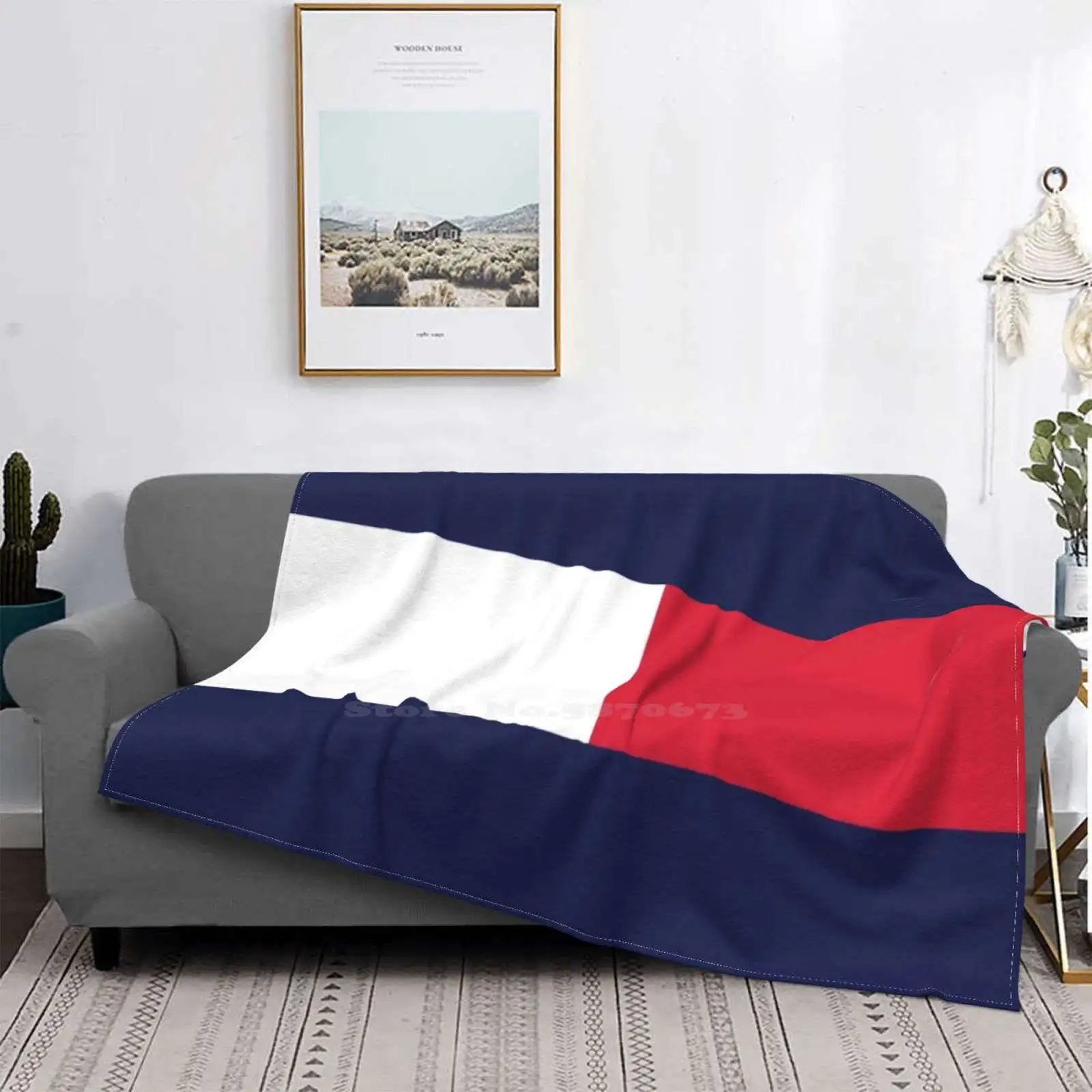 

Palette Design Air Conditioning Blanket Fashion Soft Blanket Palette White Red Blue Royal Blue Hilfinger H Th Trip America Usa