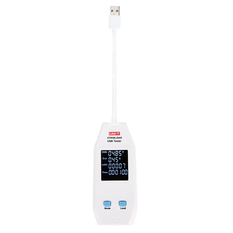 USB тестер UT658Load Type A Port выходного напряжения силовой емкости схемы эквивалентного