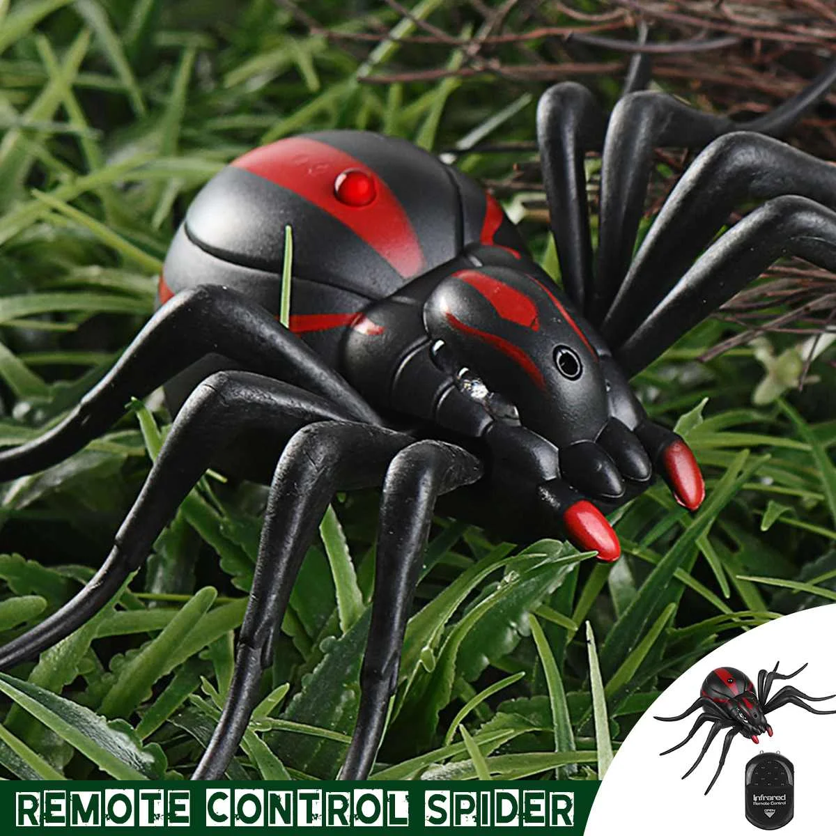 

NEW Infrared Remote Control Spider Animal Toy Prank Insects Joke Scary Trick Toys Birthday Gifts