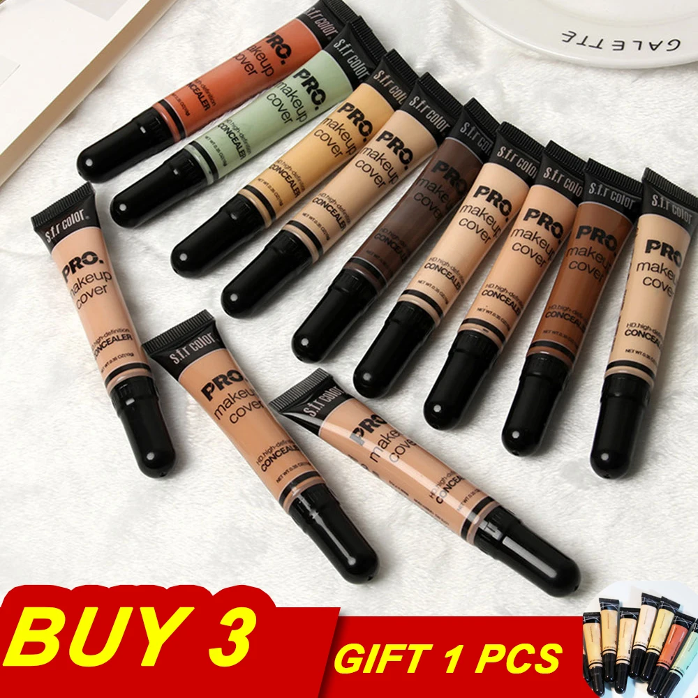 Кисть для консилера 12 Цветов уход за кожей лица Палетка контурирования