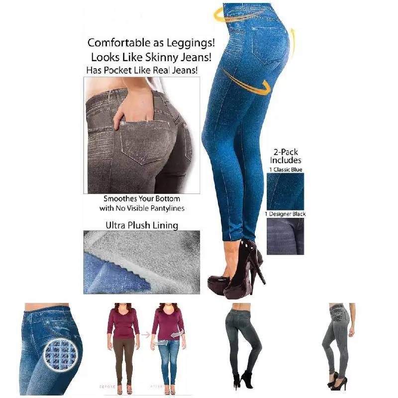Новые женские тонкие джинсы леггинсы с карманами высокая талия облегающие