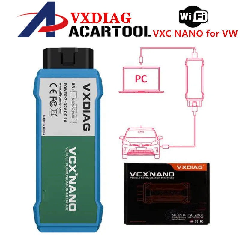 Vxdiag 6154 4.4.1 V4.4.1 wifi для vw для Audi/для Skoda лучше, чем 5054 6154 Поддержка UDS для V-AG