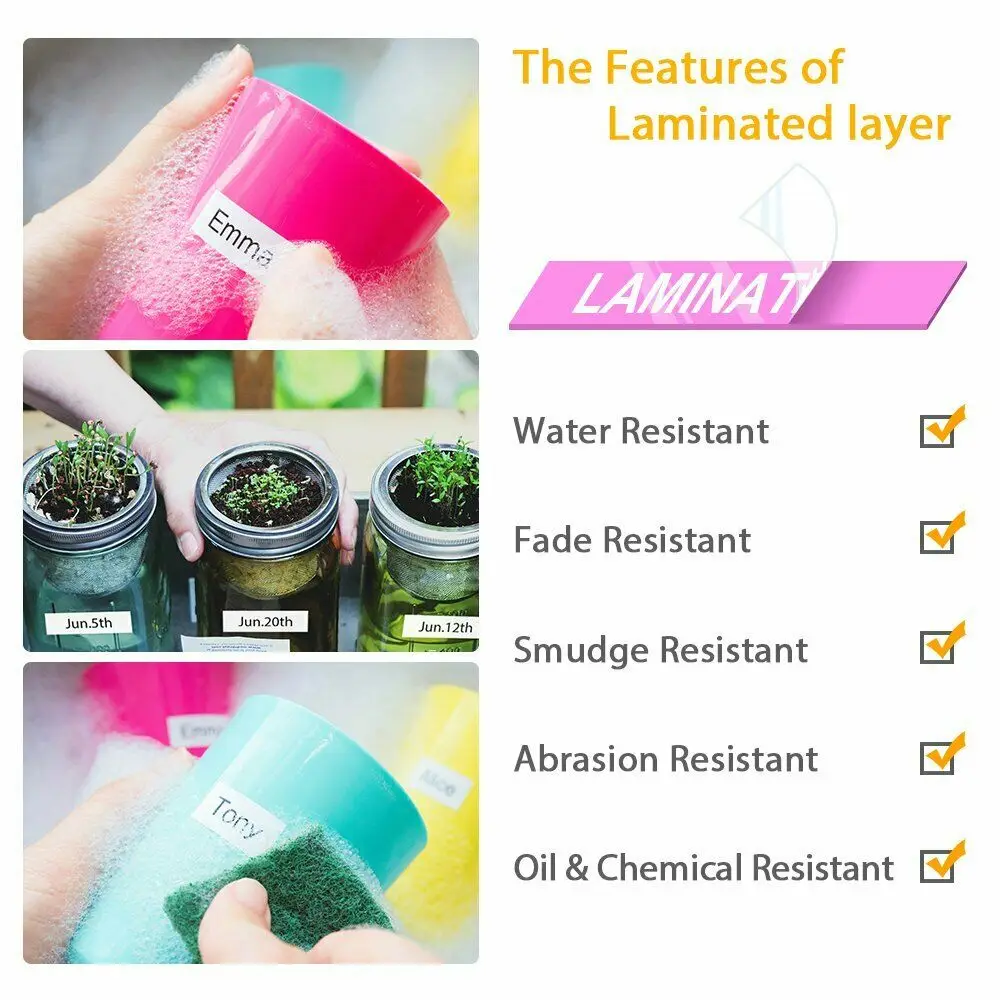 1 шт./лот благодаря гибкому держателю клейкие Ленты Совместимость для Brother P-Touch