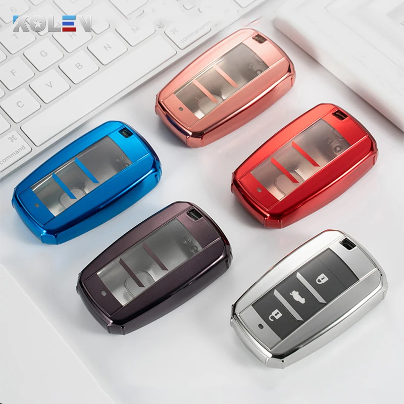 Модный чехол из ТПУ с покрытием для автомобильного пульта дистанционного