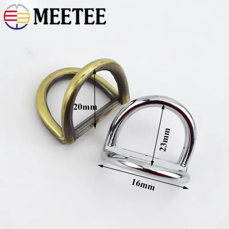 Металлические круглые кольца Meetee 5/10/20 шт. 19 мм пряжки для сумок цепочек ремешков