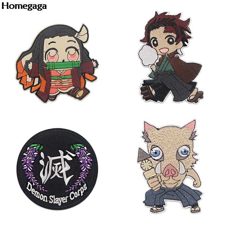 

Homegaga страшный клоун вышитые нашивки железные нашивки для одежды крутые нашивки швейная ткань Diy аппликации D2588