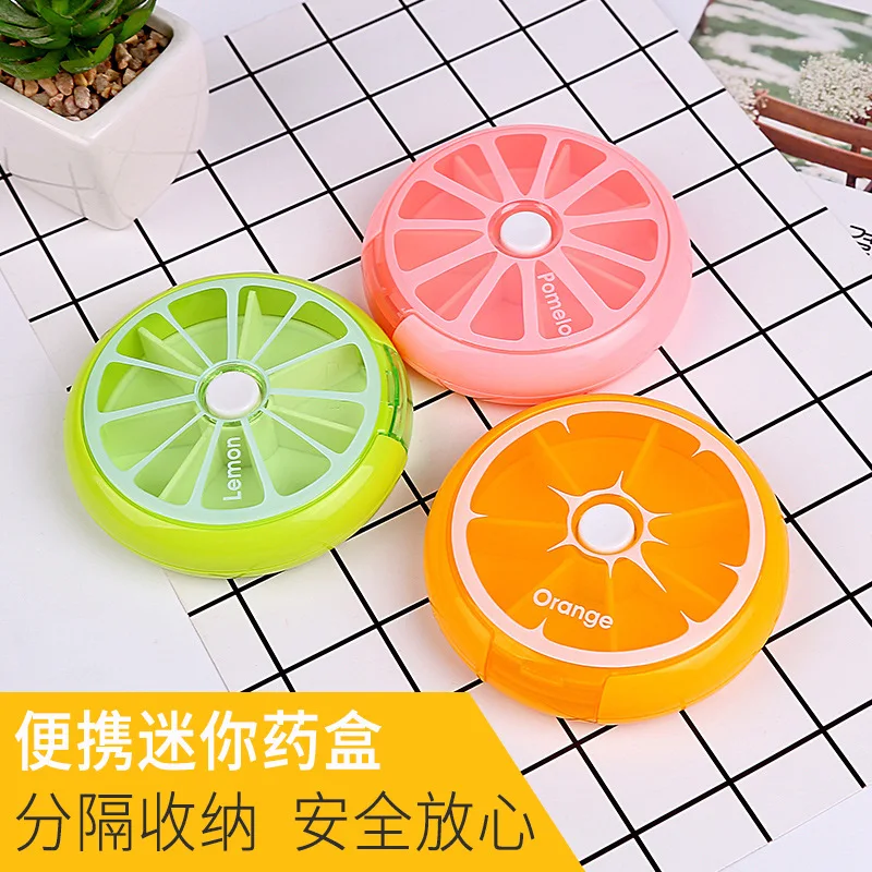 Портативный контейнер для хранения лекарств на 7 дней подставка