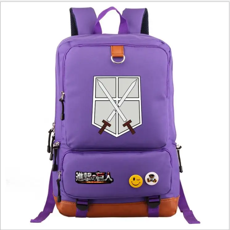 Рюкзак мужской/женский с рисунком аниме Атака Титанов | Багаж и сумки